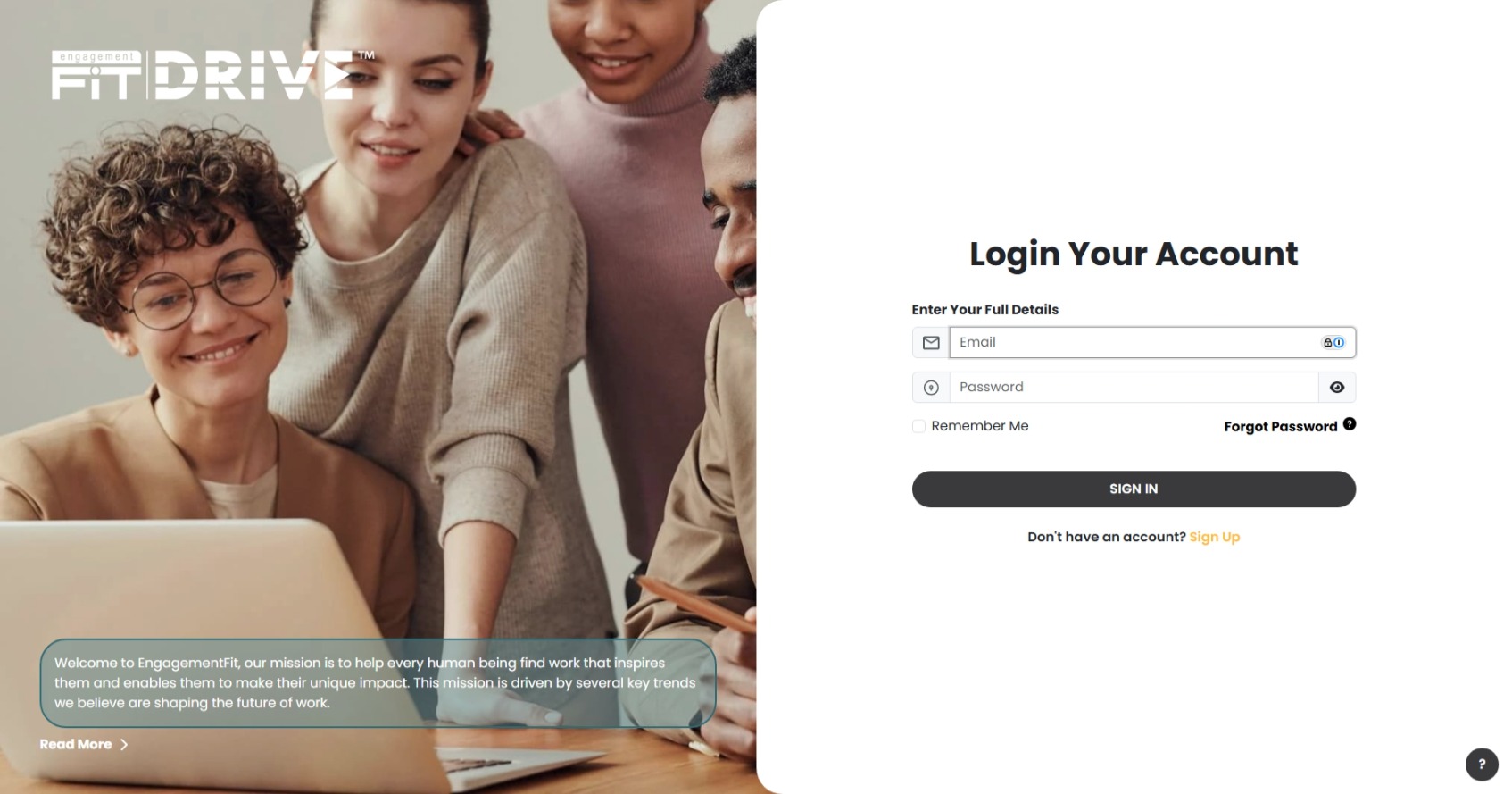 EngagementFit - Corporate Wellness Platform screenshot