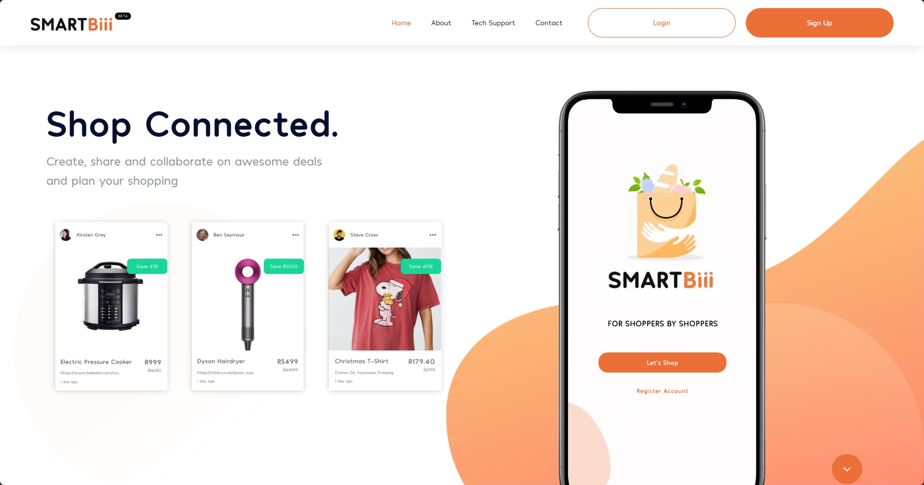SmartBiii – Social Shopping & Collaboration Platform screenshot